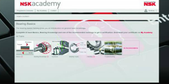 NSK Europe presenta la nueva plataforma de formación online “NSK academy”