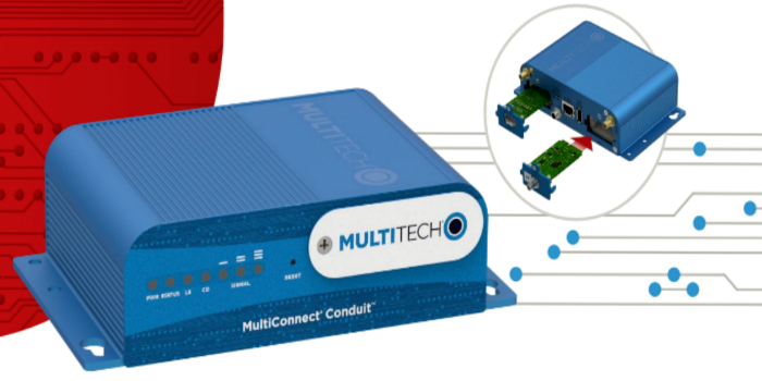 Gateways IoT programables con GNSS, Wi-Fi/BLE y tarjetas de accesorios MultiConnect® mCard™ LoRa®