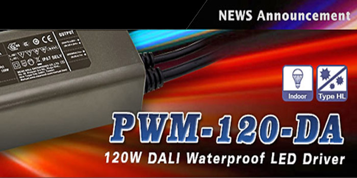 LED driver regulable por DALI: PWM-120-DA para tiras LED