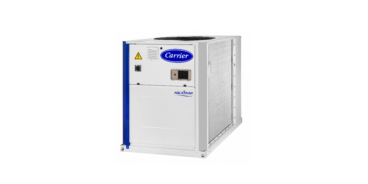 Carrier AquaSnap® enfriadoras scroll aire-agua con refrigerante R-32