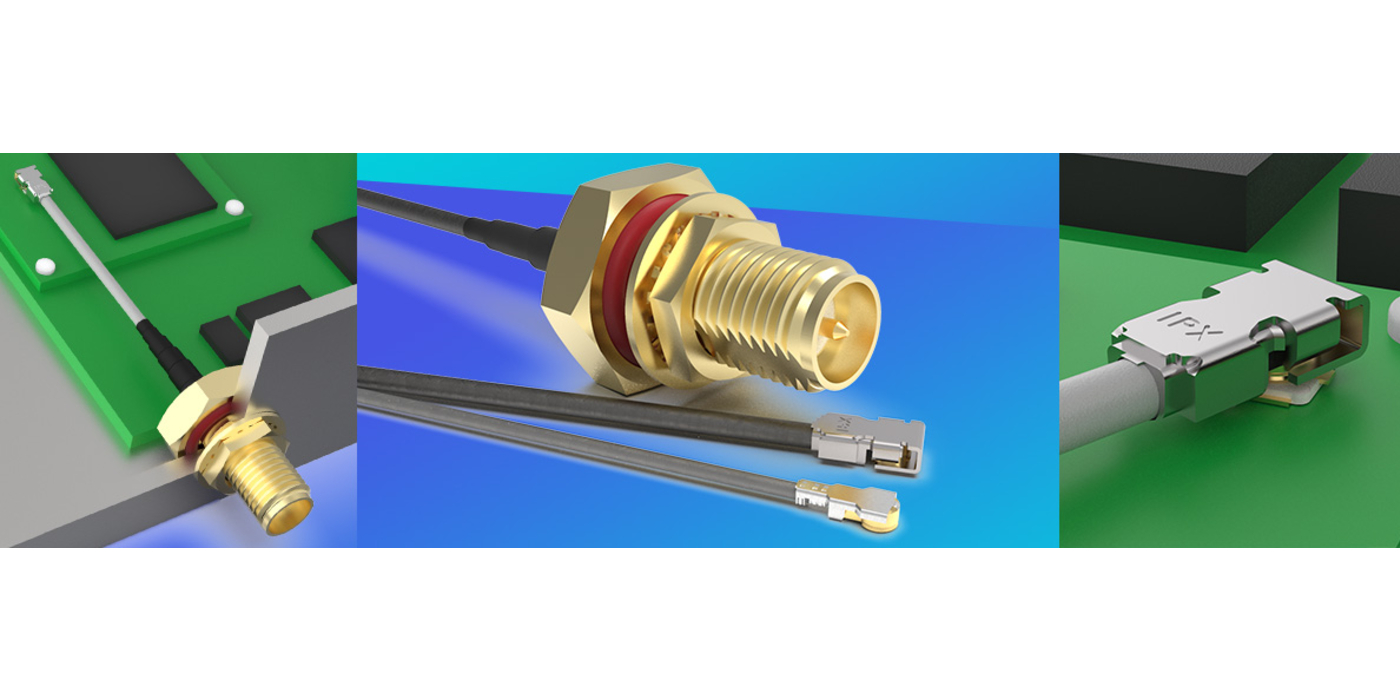 Microconector I-PEX MHF 4L LK y 5L para ensamblajes de cables coaxiales