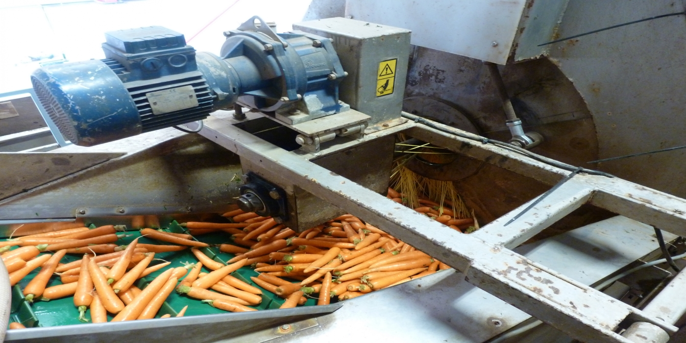 Los rodamientos Life-Lube® de NSK aumentan la fiabilidad de las operaciones de lavado de verduras