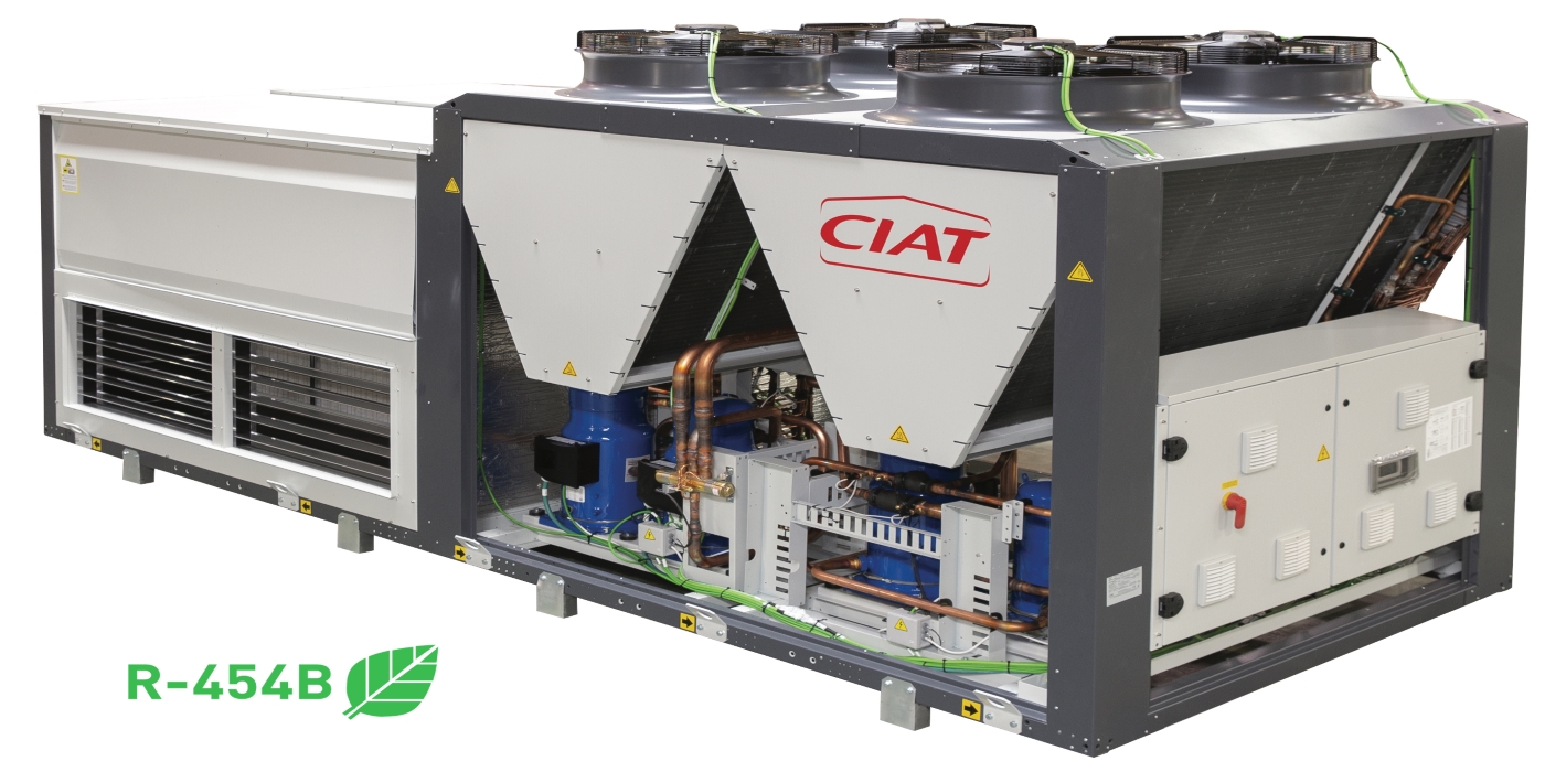 CIAT lanza la nueva gama VectiosPower Packaged Rooftop Gama con refrigerante R-454B