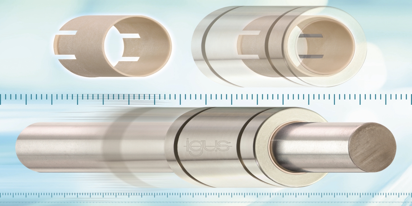 Alta precisión y rigidez: nuevos cojinetes drylin para ejes lineales
