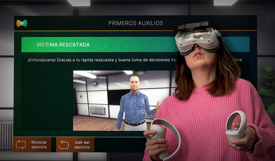 Ludus desarrolla una plataforma de realidad virtual para la formación en Primeros Auxilios  ante graves peligros por atragantamientos