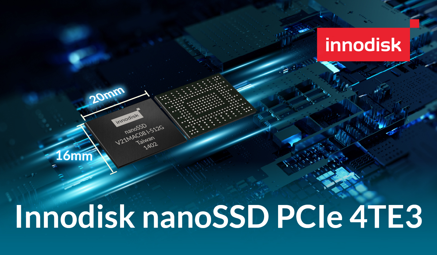 Innodisk presenta el primer PCIe nanoSSD 4TE3 con tamaño compacto, confiabilidad y rendimiento para desbloquear aplicaciones 5G, automotrices y aeroespaciales