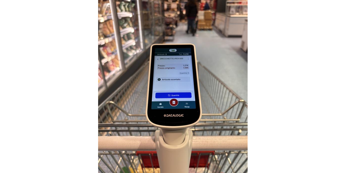 Iper La grande i impulsa la próxima generación de soluciones de self-shopping de Datalogic con los nuevos dispositivos Joya Smart y el software Shopevolution 8.4