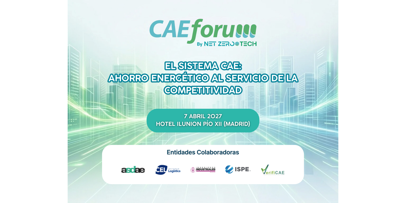 CAEforum reunirá en Madrid a los principales actores del mercado de los Certificados de Ahorro Energético
